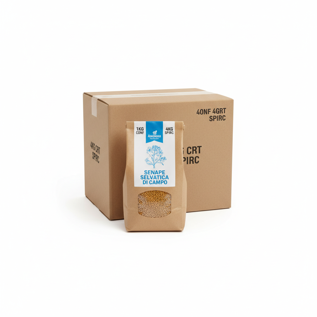 Senape Selvatica Di Campo 1kg pkg 4kg krt Spirc