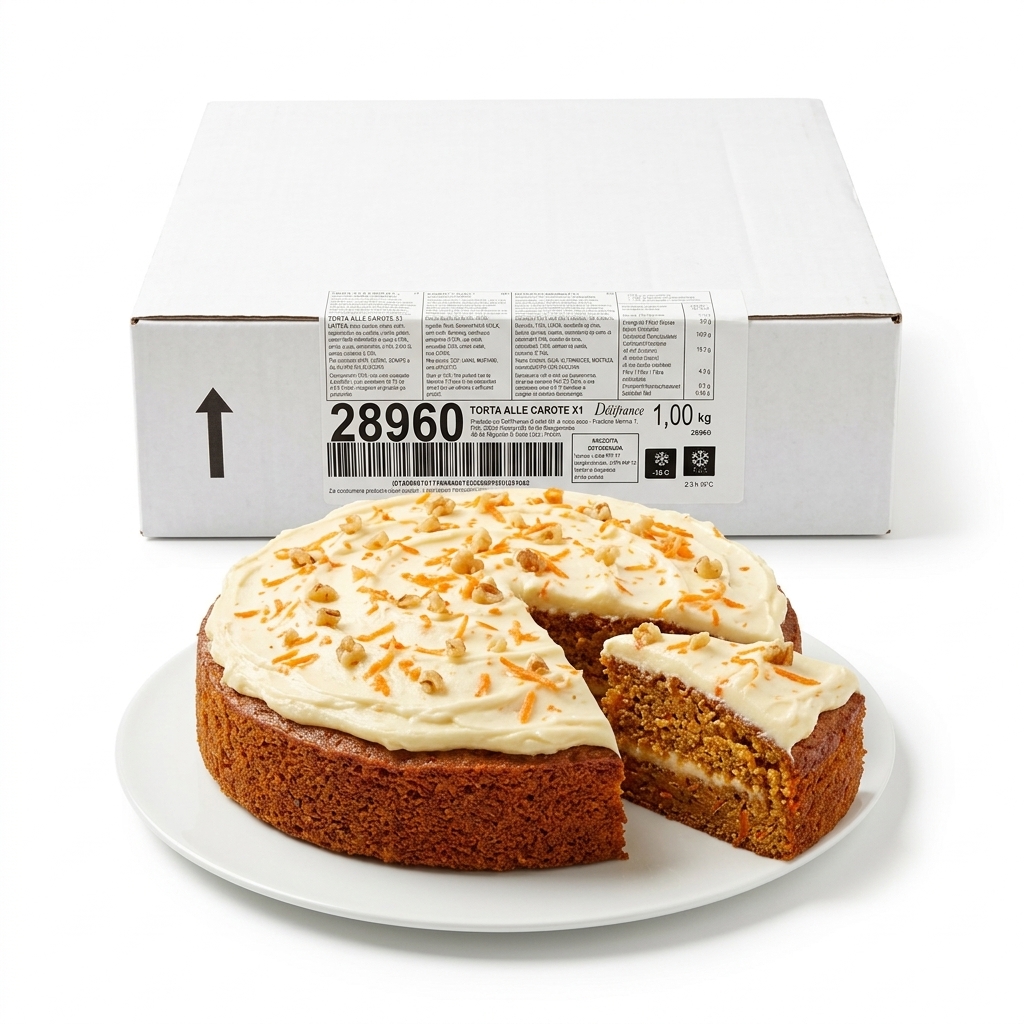 [28960] Gateau aux Carottes Surgele 1kg Pcs SG