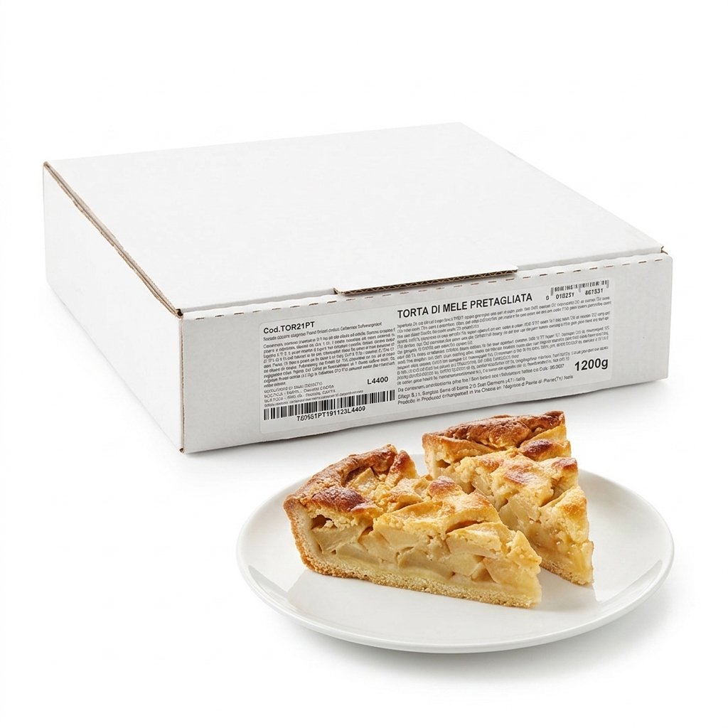[TOR21PT] Tarte aux Pommes Pré-découpée 14 pcs — Effepi