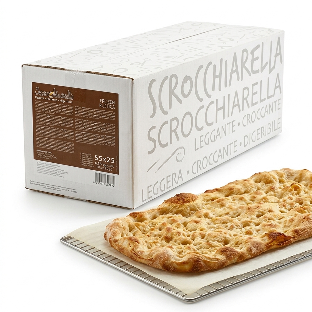 Scrocchiarella Rustica 55x25 cm 520 g — Karton 8 Stück — Italmill