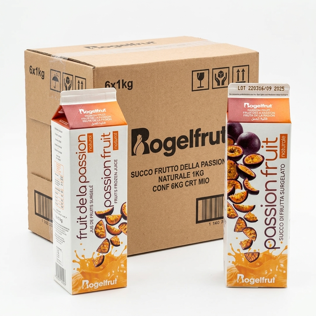 Purée de Fruit de la Passion Naturelle Surgelée 1 kg (Carton 6 kg) — MIO