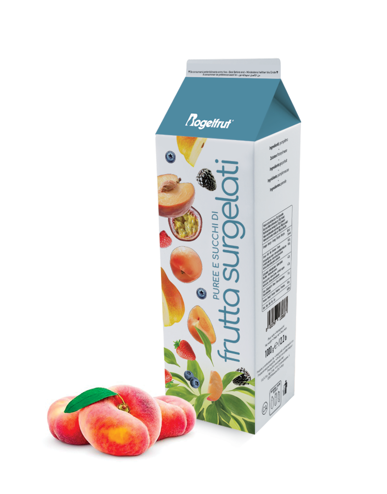 Purea Alla Pesca 1kg pkg 6kg krt Mio