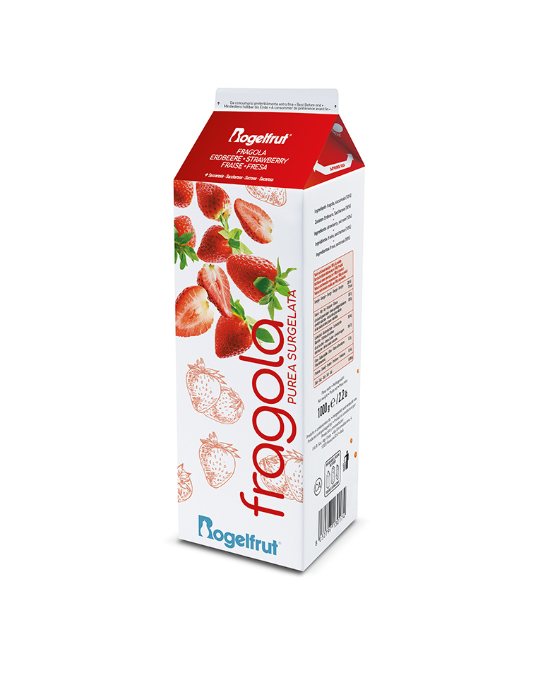 Purea Zuccherata 10% Fragola 1kg pkg 6kg krt Mio