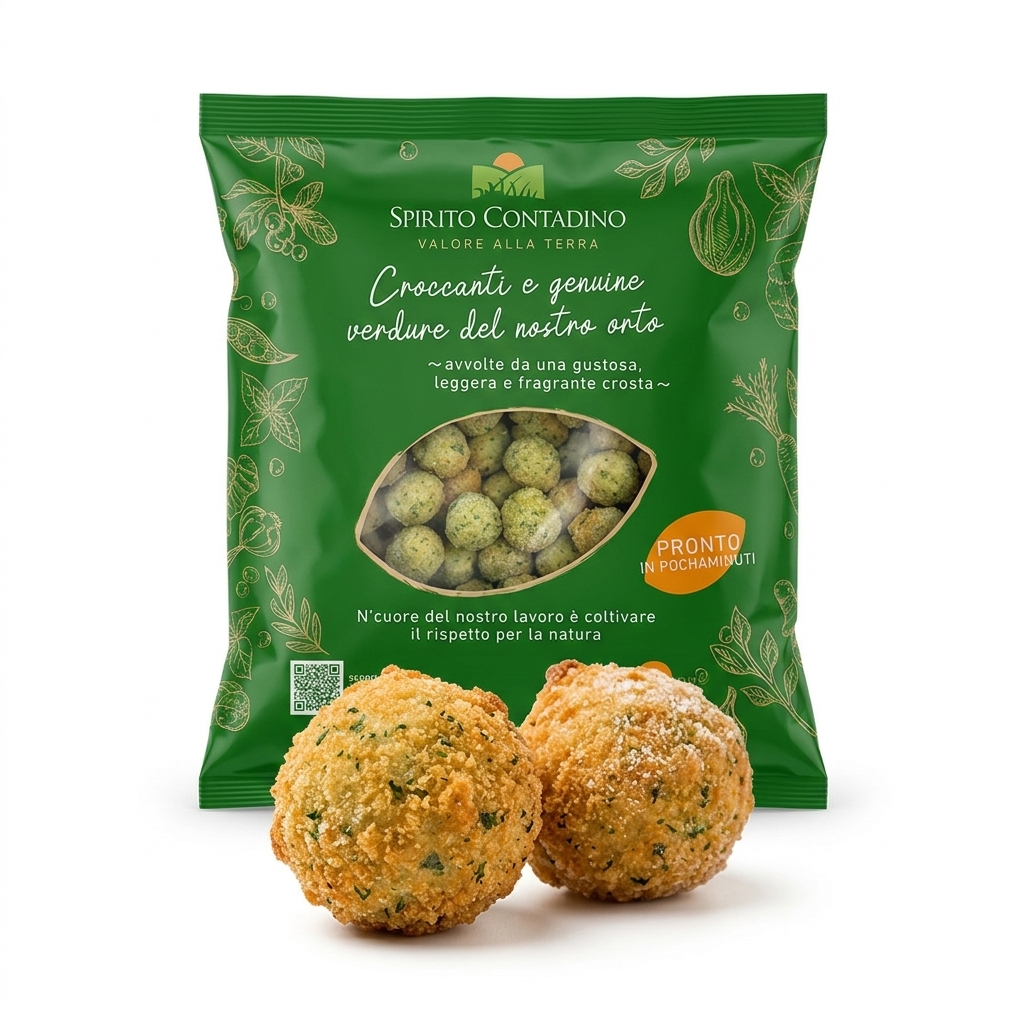 Deep-frozen Parsley and Cheese Pettole Fritters 1kg Pkg 4kg Ctn SPIRC
