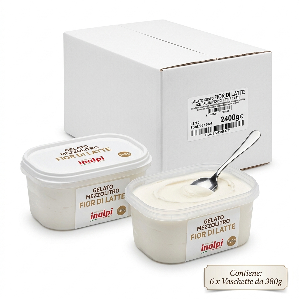 Gelato Fior di Latte Mezzolitro 380 g — Inalpi