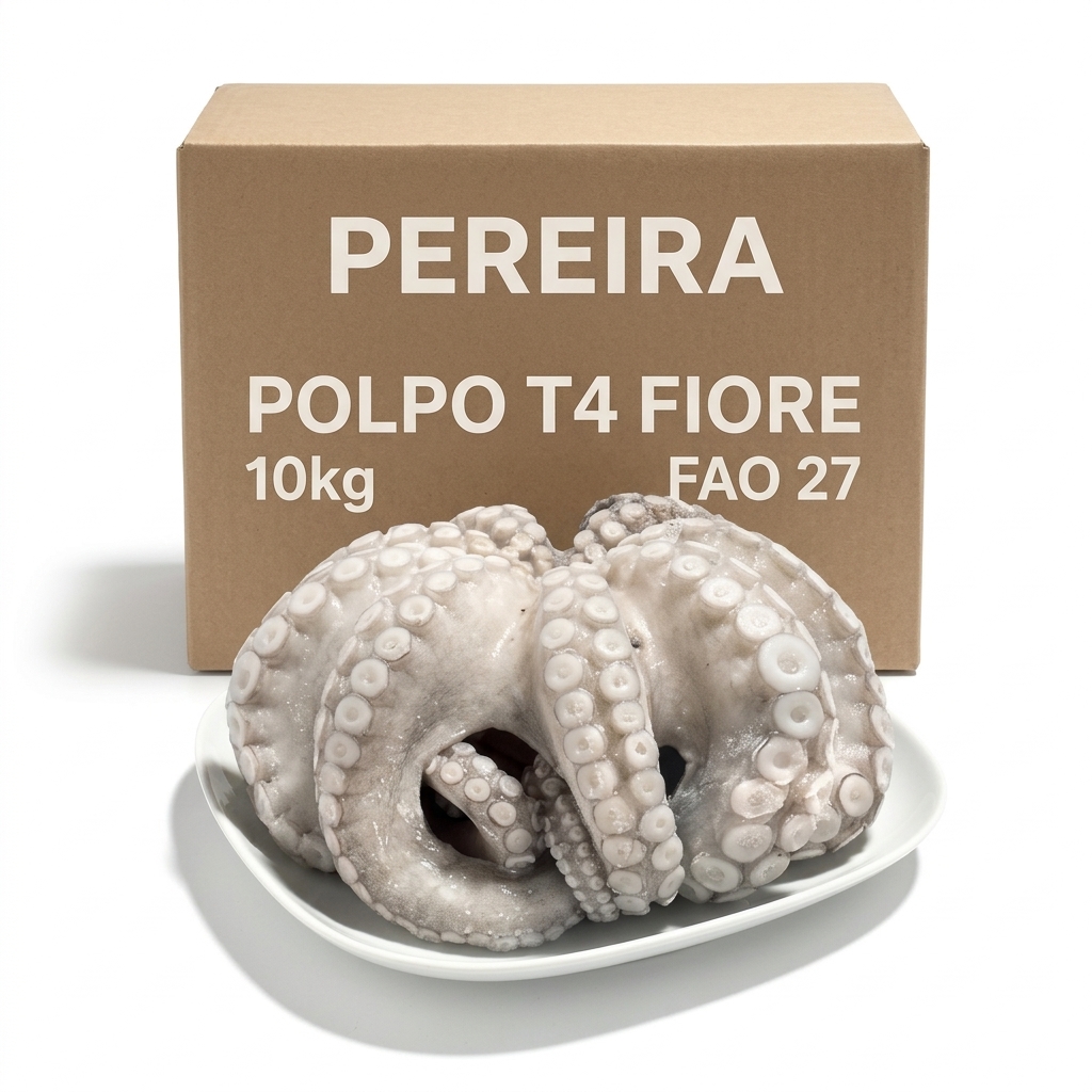 Polpo T4 Fiore glass 10% FAO 27 10kg carton PER