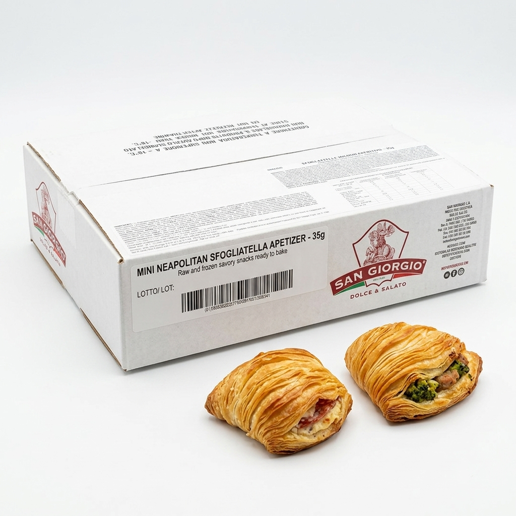 Sfogliatelle Salate Mignon Aperitivo Surgelate 35g 3kg Crt SG