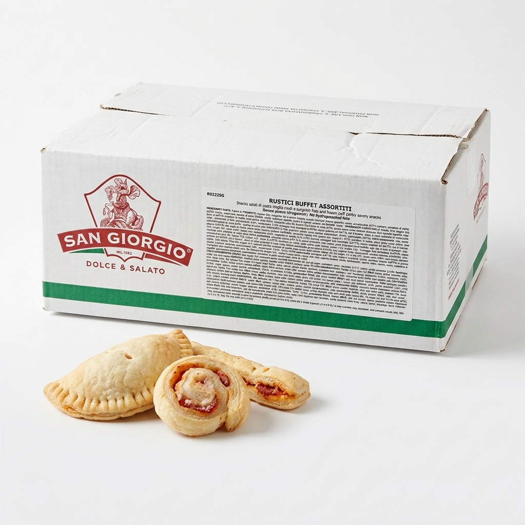 Salatini Happy 8 Goûts Feuilletés 12 g (Carton 4 kg) — San Giorgio