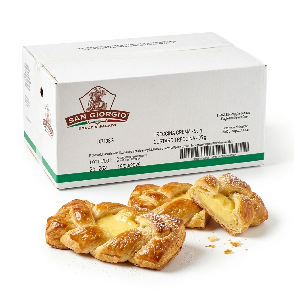 Cream-Filled Treccina 95 g — San Giorgio