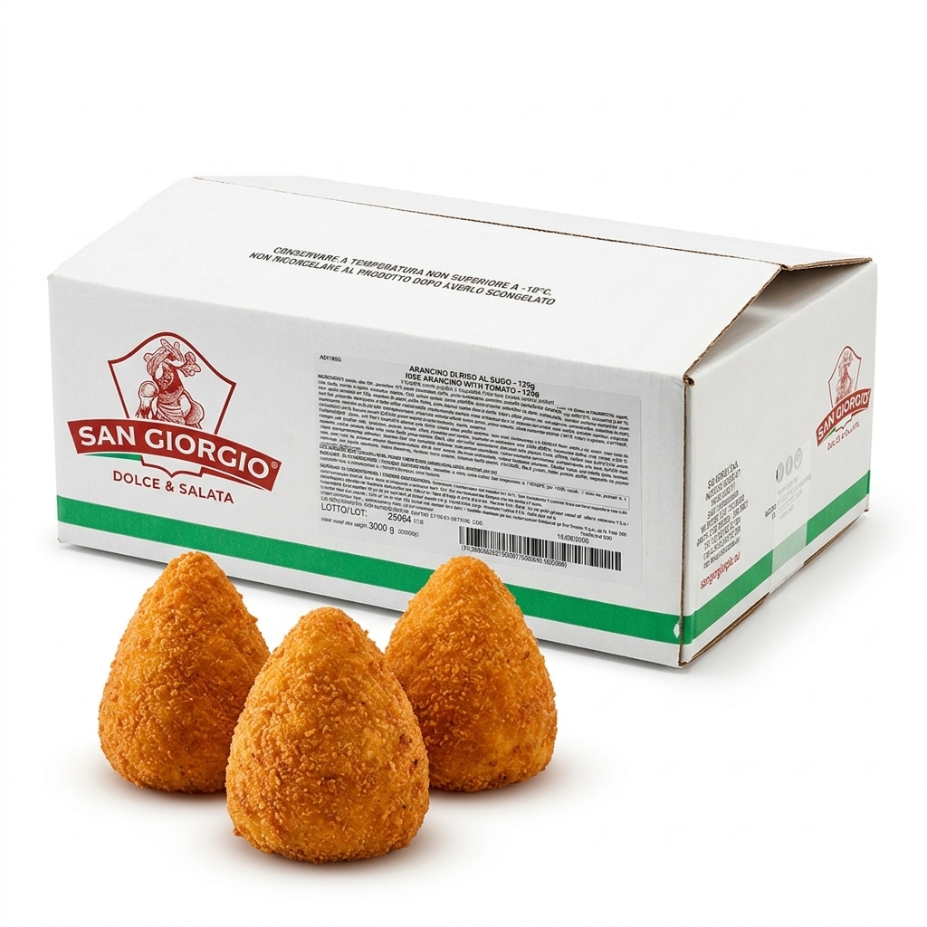 Arancino de Riz à la Sauce à la Viande 125 g (Carton 5 kg) — San Giorgio