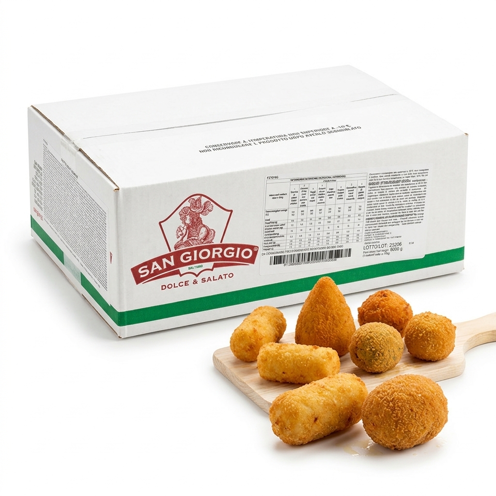 Fritto Misto Mignon Surgelé 6 kg (8 Sachets x 750 g) — San Giorgio