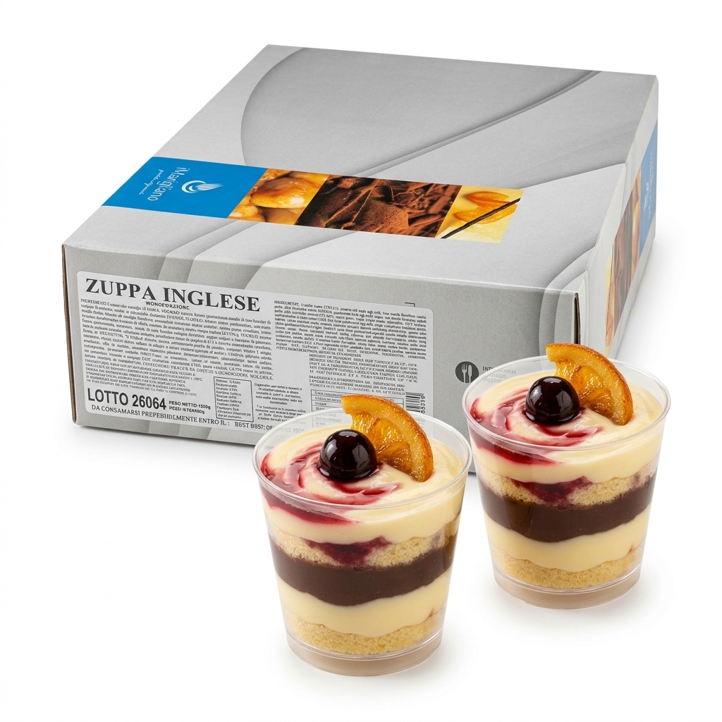Zuppa Inglese Monoportion 15 pcs (Carton 2,2 kg) — I Marigliano