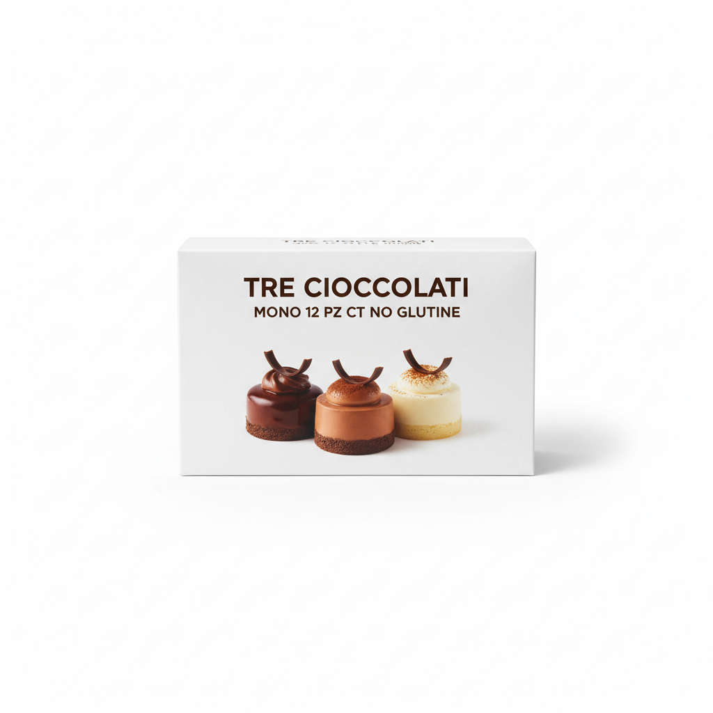 Tre Cioccolati Mono 12 pcs ct No Glutine