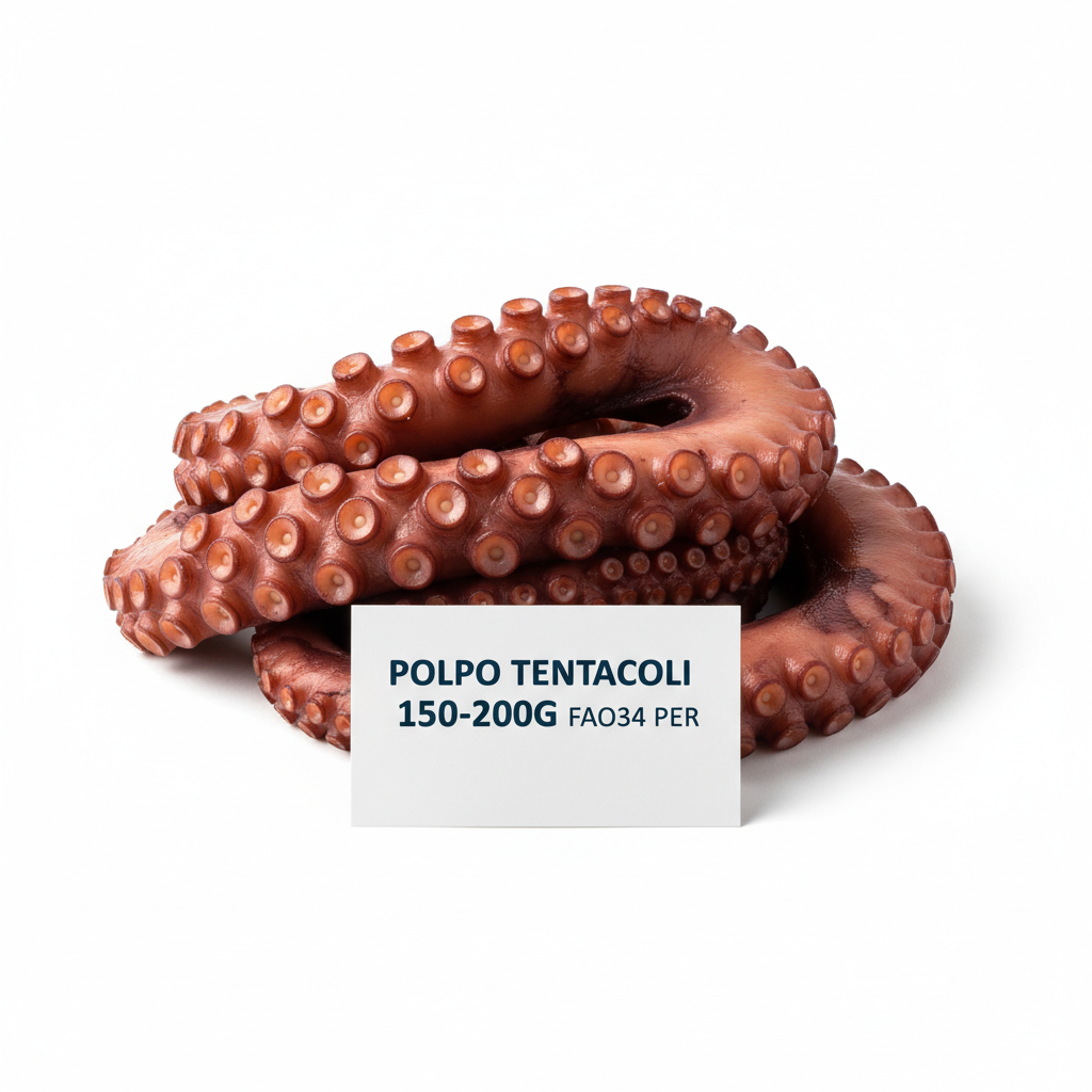 POLPO TENTACOLI 150-200G FAO34 PER