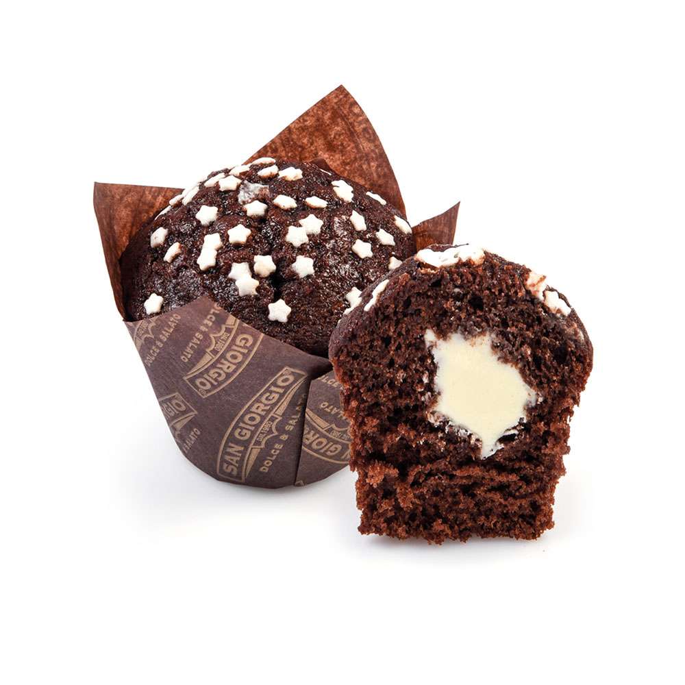 Muffin Tulip Cacao farc ciocc Bianco 85g 20pz crt SG