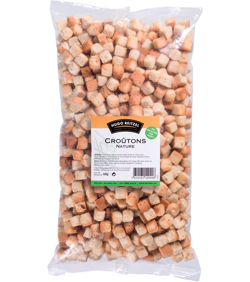 HUGO REITZEL CROSTINI DI PANE CROUTONS NATURE 500G PZ AL