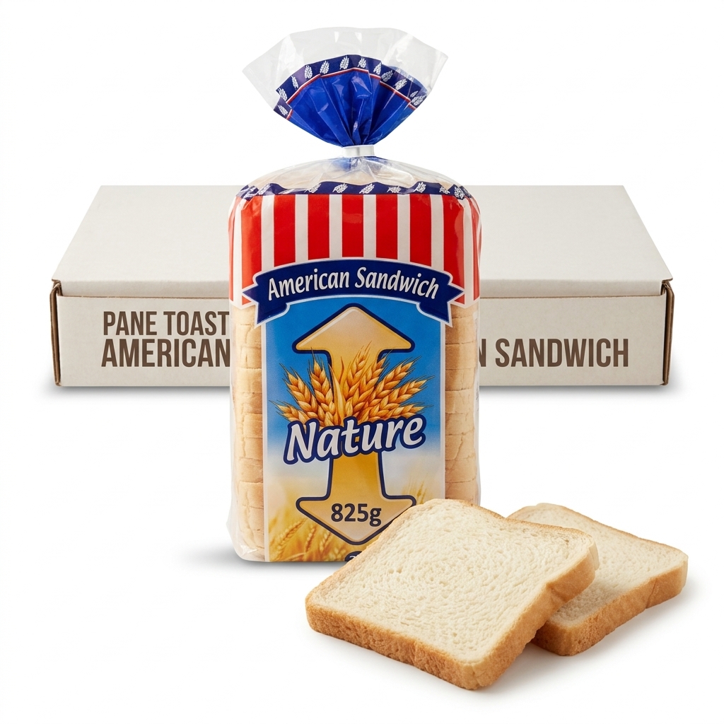 Pane Toast American Sandwich 825g AL