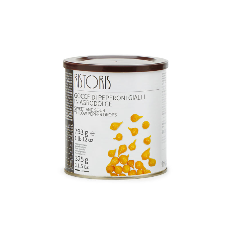 GOCCE DI PEPERONI GIALLI LATTA 793G 6PZ CRT RIS