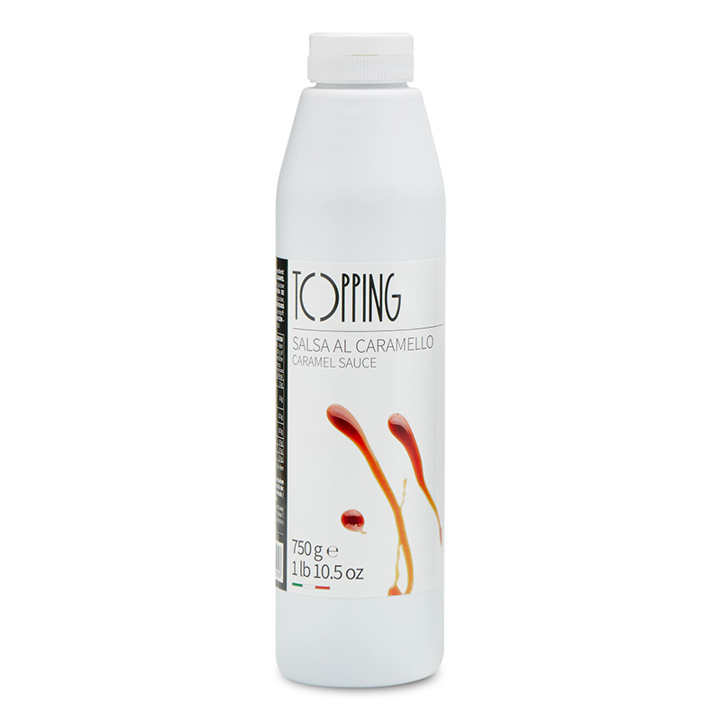 TOPPING SALSA AL CARAMELLO FLACONE 750G 6PZ CRT RIS