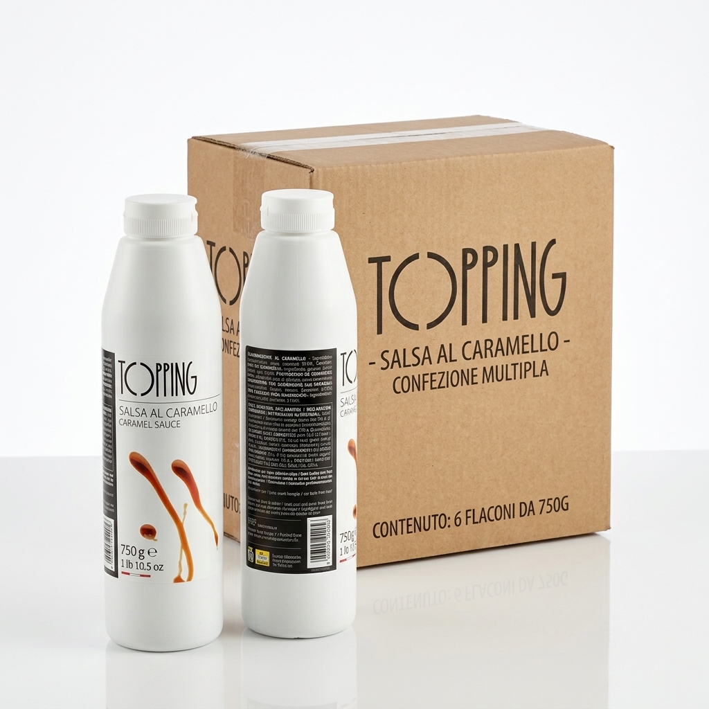 Topping Caramel Flacon 750 g (Carton 6) — Ristoris