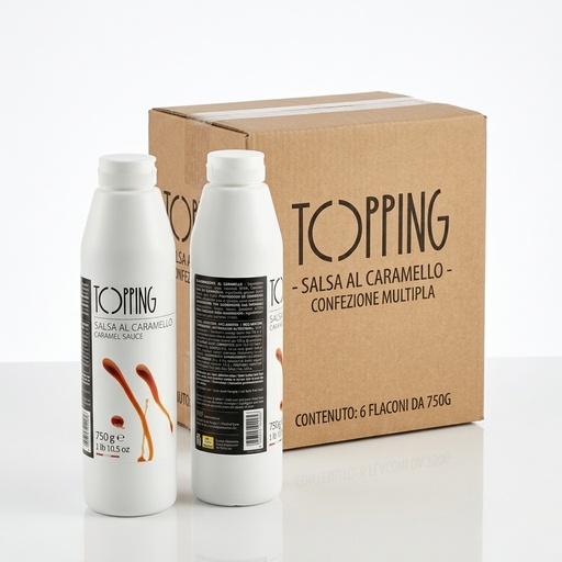Topping Caramel Bottle 750 g (Carton 6) — Ristoris