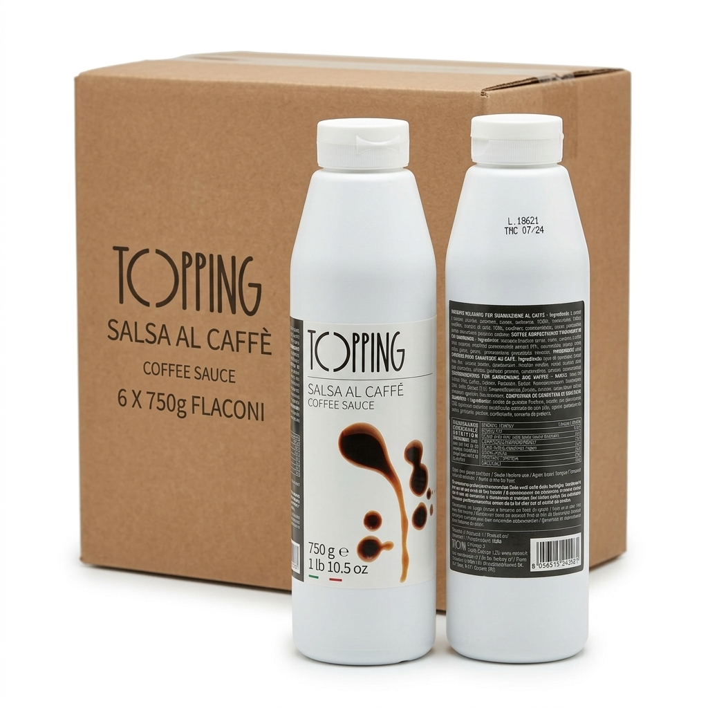 Topping Coffee Bottle 750 g (Carton 6) — Ristoris