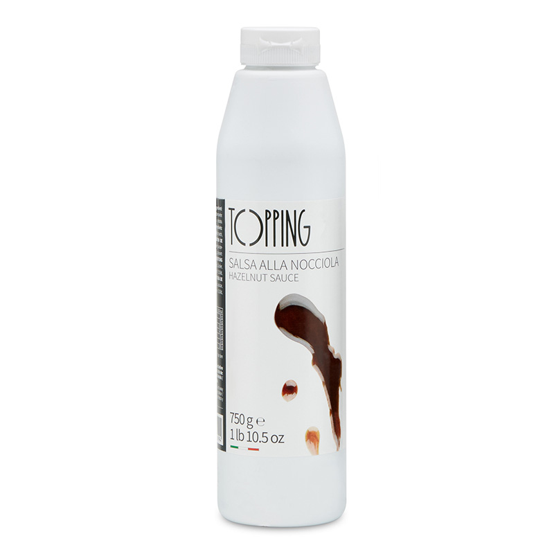 TOPPING SALSA ALLA NOCCIOLA FLACONE 750G 6PZ CRT RIS
