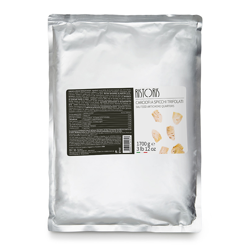 CARCIOFI A SPICCHI TRIFOLATI BUSTA 1.7KG 6PZ CRT RIS