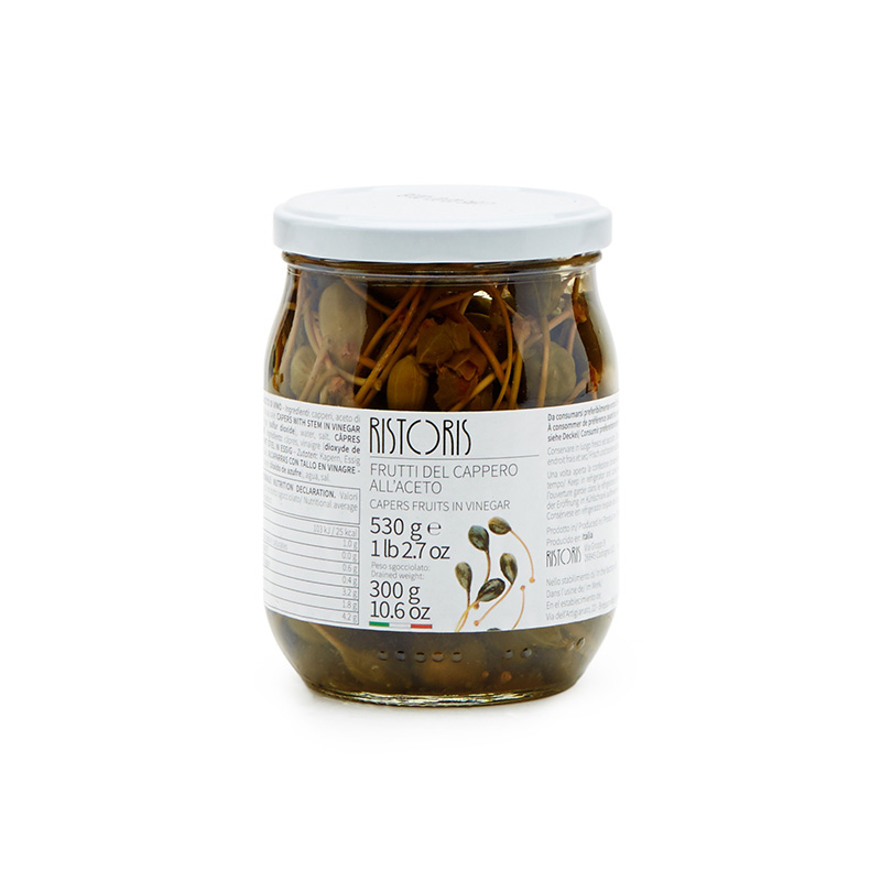 Frutti Del Cappero All Aceto Vaso 530g 6pz krt Ris