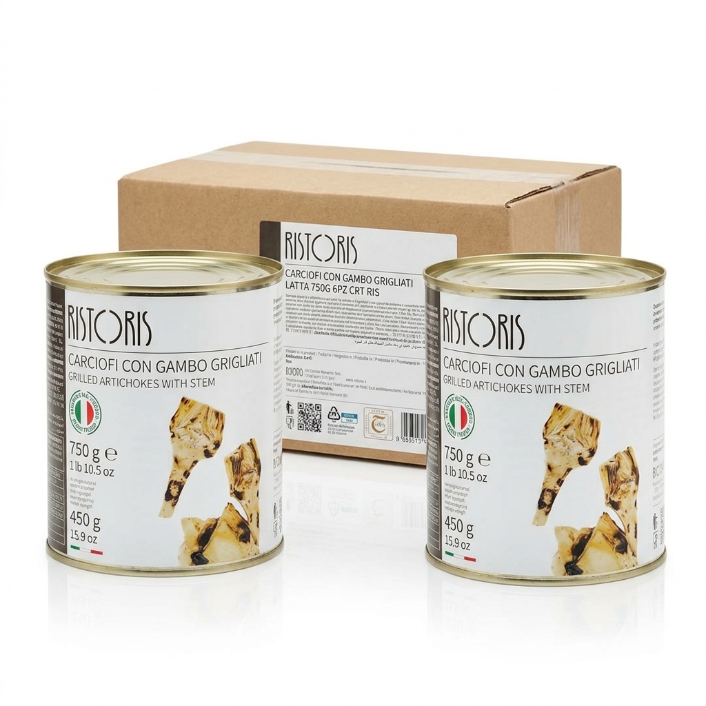 Gegrillte Artischocken mit Stiel Ristoris - Dose 750 g