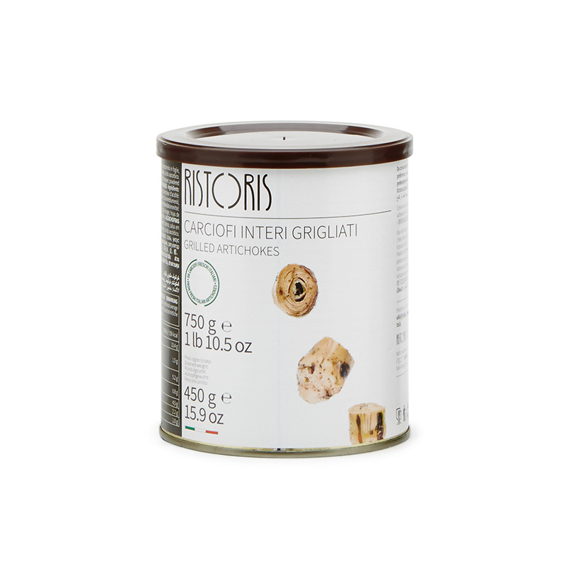 Carciofi Interi Grigliati Latta 750g 6pz krt Ris