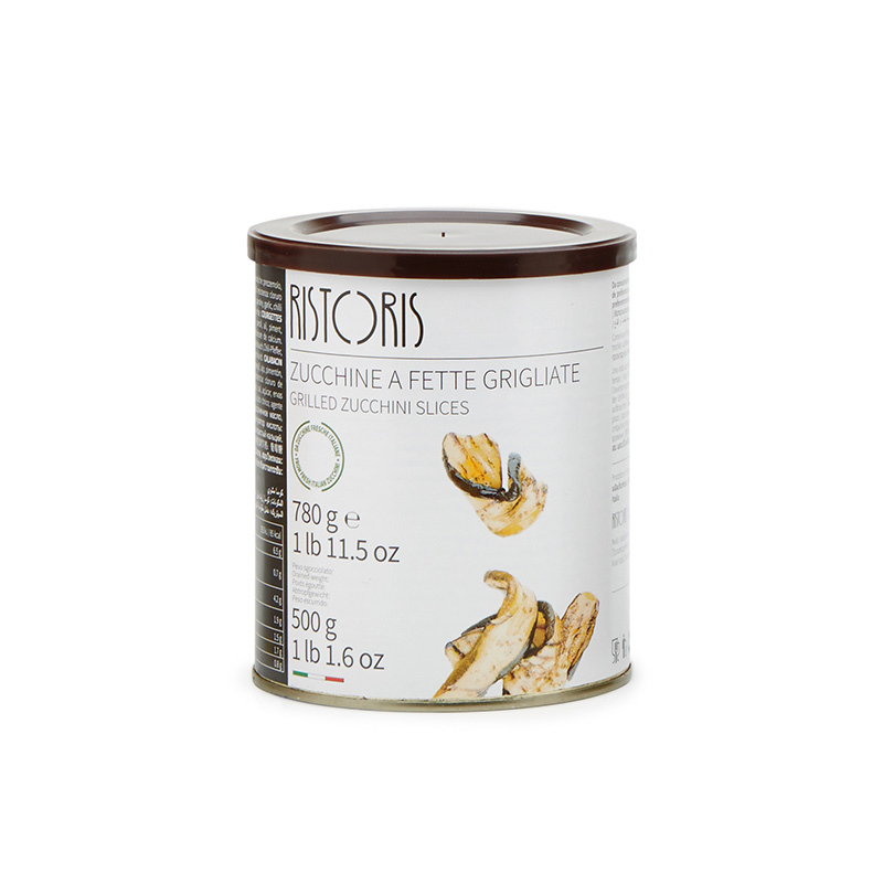 ZUCCHINE A FETTE GRIGLIATE LATTA 780G 6PZ CRT RIS