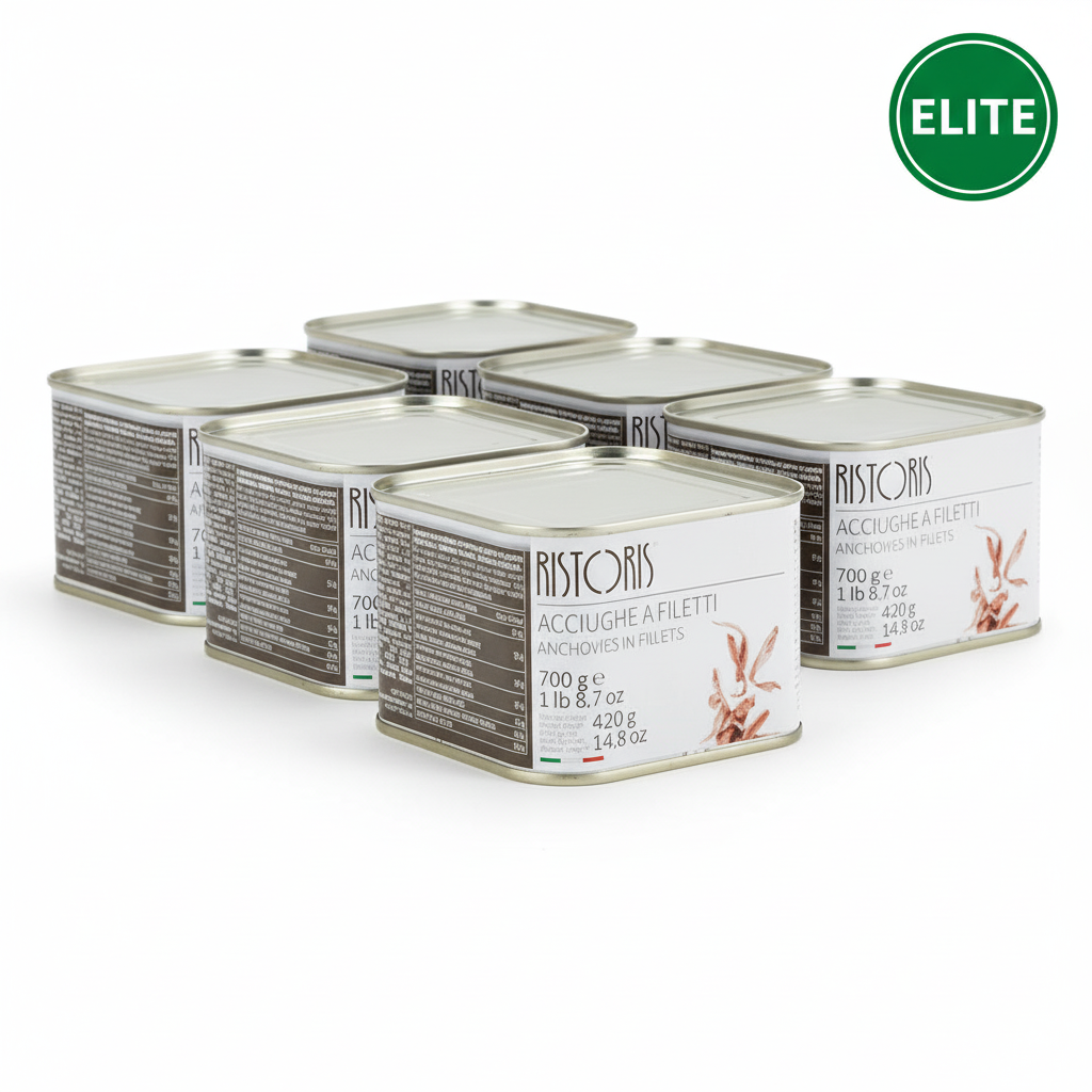 Acciughe A Filetti Latta 700g 6pz krt Ris