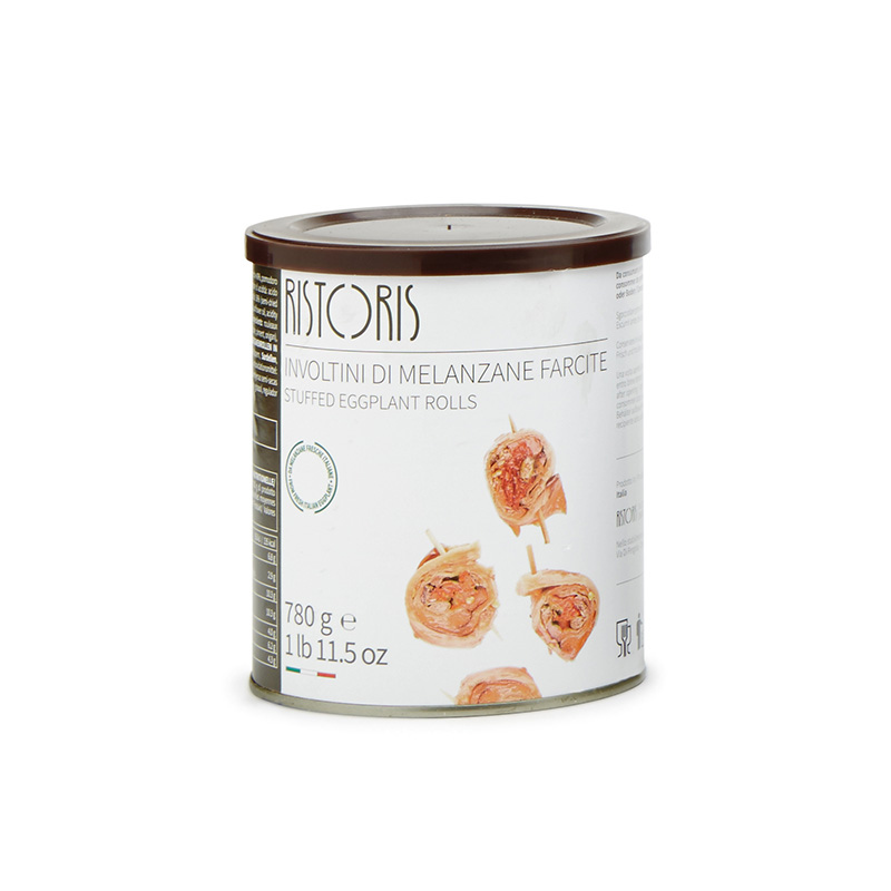 INVOLTINI DI MELANZANE FARCITE LATTA 780G 6PZ CRT RIS