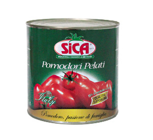 Tomaten Geschälte Tomaten 6x2500g Sica Verde Si