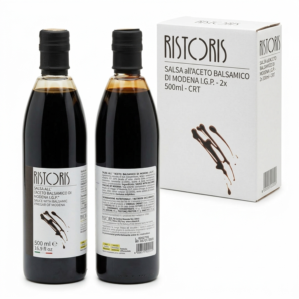 BALSAMIC VINEGAR OF MODENA IGP SAUCE 500ML 2PCS CTN RIS
