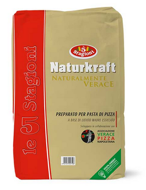 LIEVITO PER PIZZA NATURKRAFT 5 STAGIONI SACCO 0.500G 5KG CRT AF