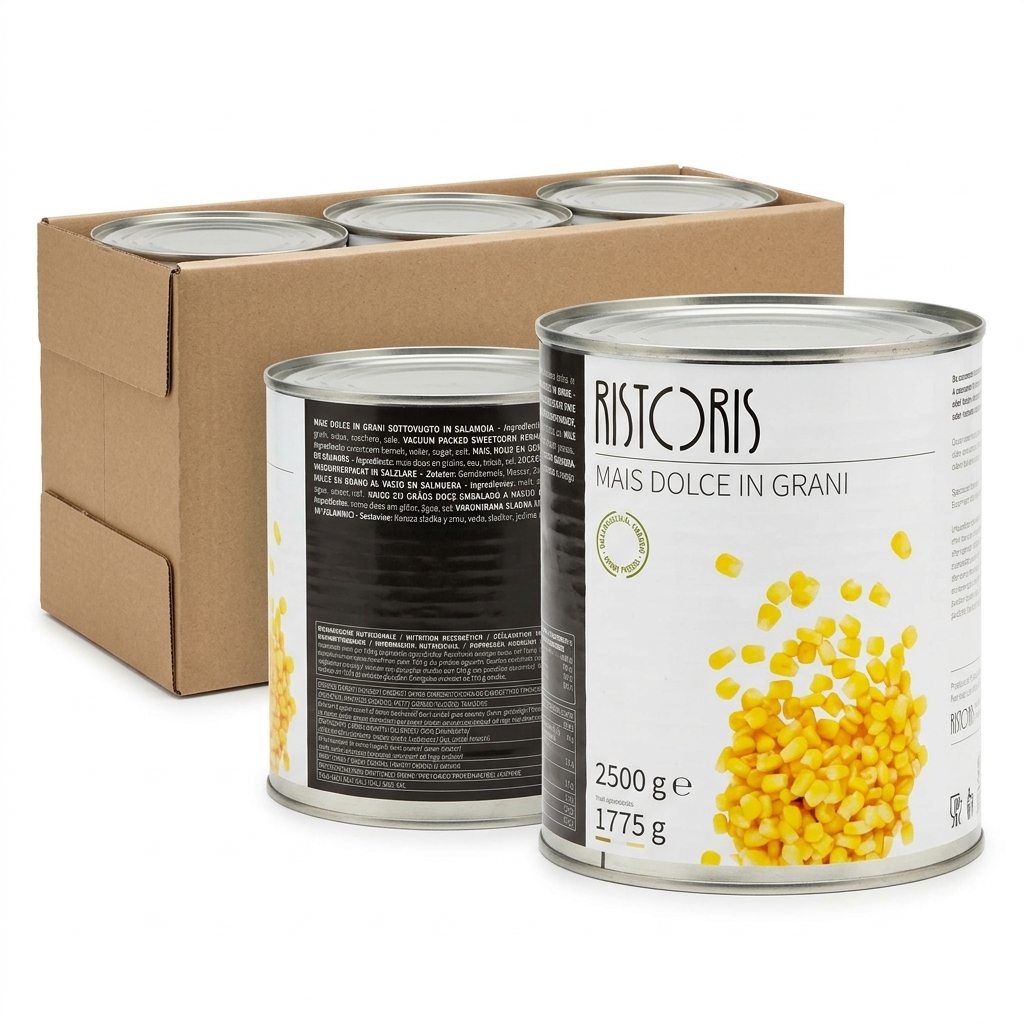 Mais Dolce in Grani Latta 2,5 kg (Cartone 3) — Ristoris