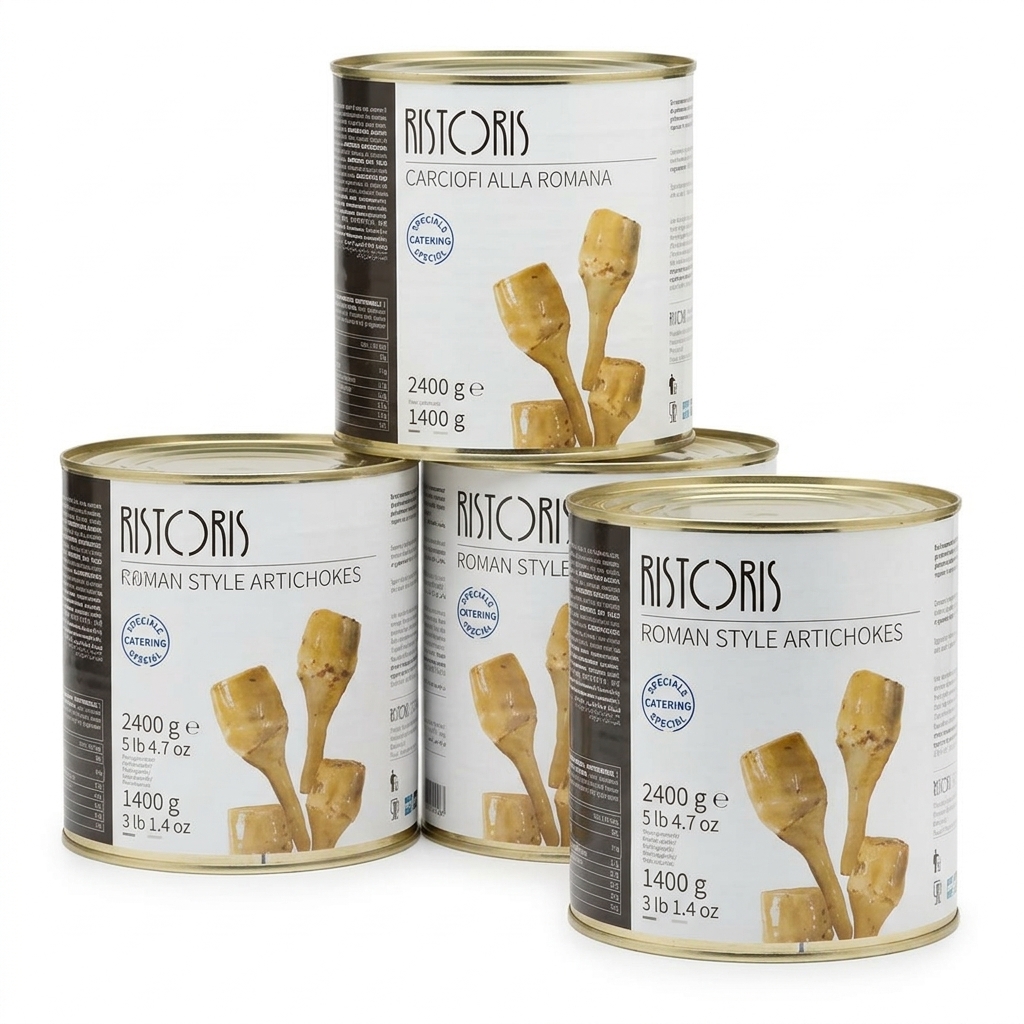 Roman-Style Artichokes Ristoris Tin 2400 g (3 pcs carton)