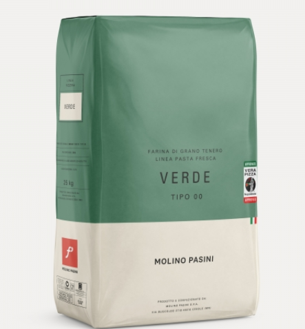 Mehl Grano Tenero Molino Pasini Typ 00 Verde 25kg Mp