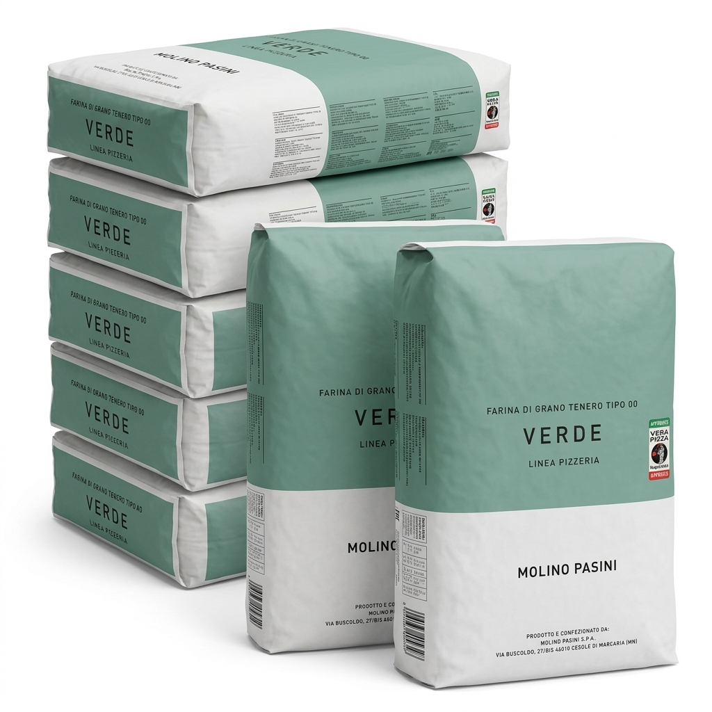 Type 00 Flour Linea Pizzeria Verde 25 kg — Molino Pasini