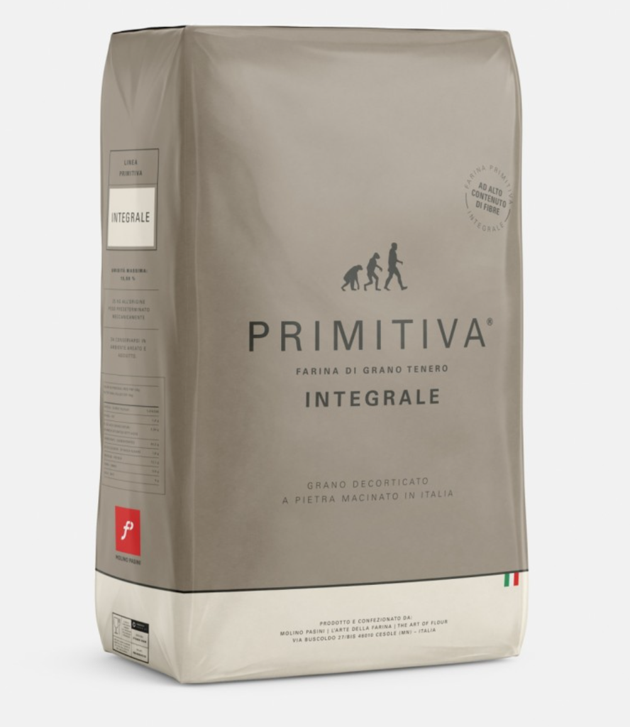 FARINA GRANO TENERO MOLINO PASINI PRIMITIVA INTEGRALE 25KG MP