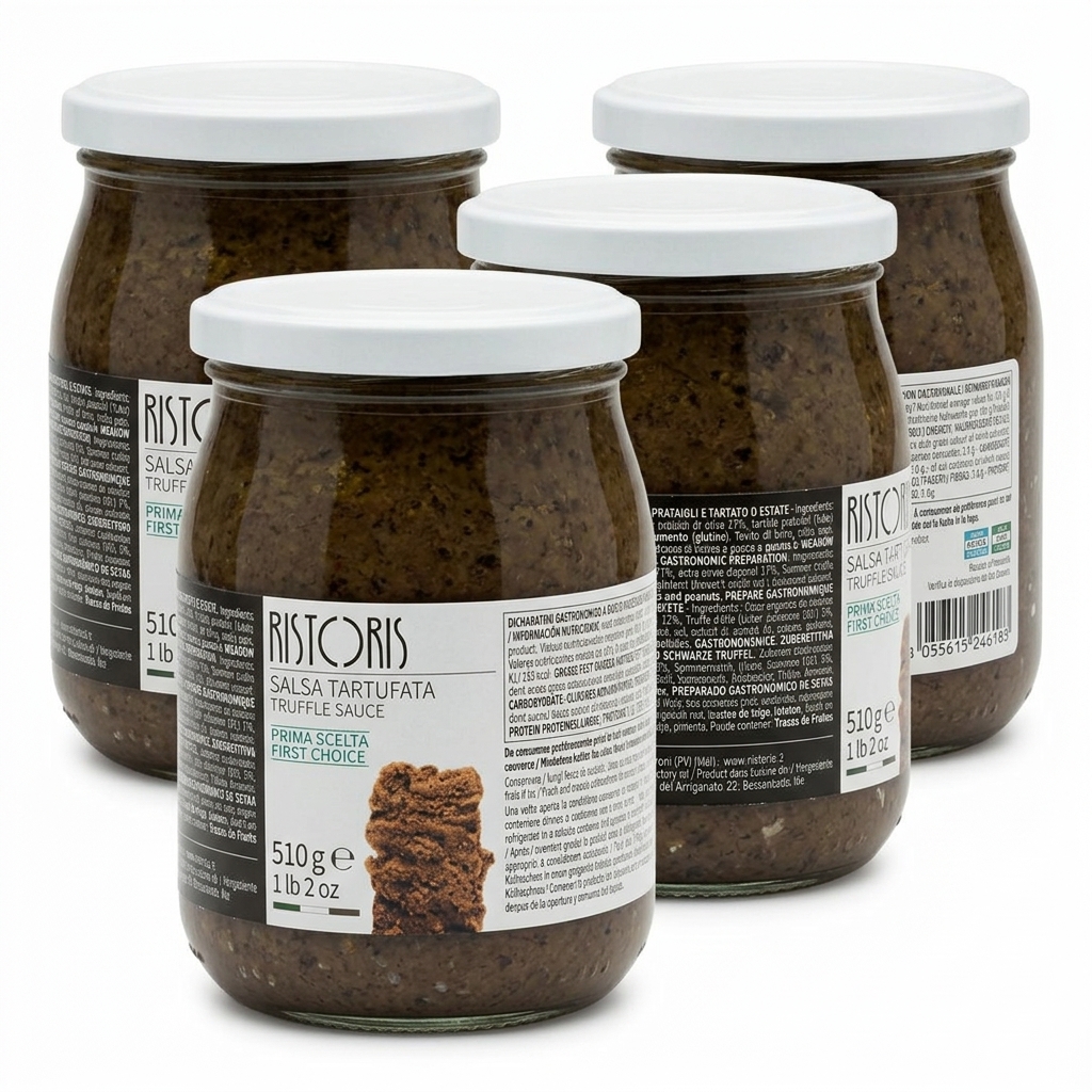 Truefelsauce mit Champignons und Trueffel Glas 510 g - Ristoris