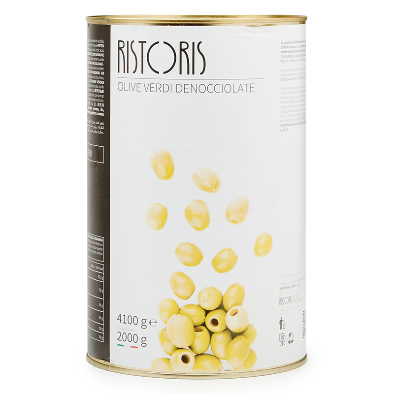 OLIVE VERDI DENOCCIOLATE LATTA 4.1KG 3PZ CRT RIS