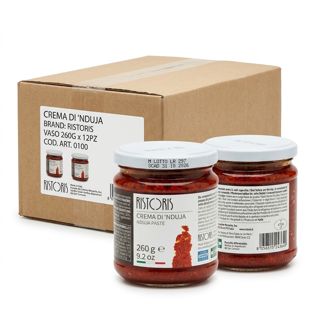 'Nduja-Creme Kalabresisch Glas 260 g — Ristoris