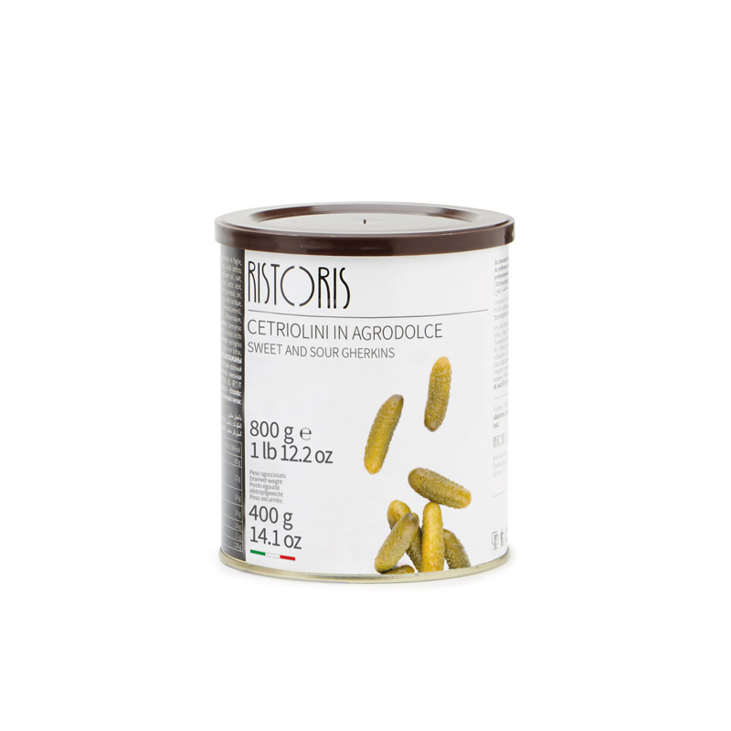 Cetrioli In Agrodolce Latta 800g 6pz krt Ris