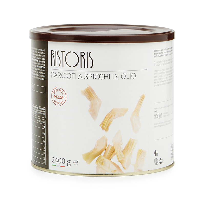 CARCIOFI A SPICCHI IN OLIO - SPECIALE PIZZA 2.4KG 6PZ CRT RIS