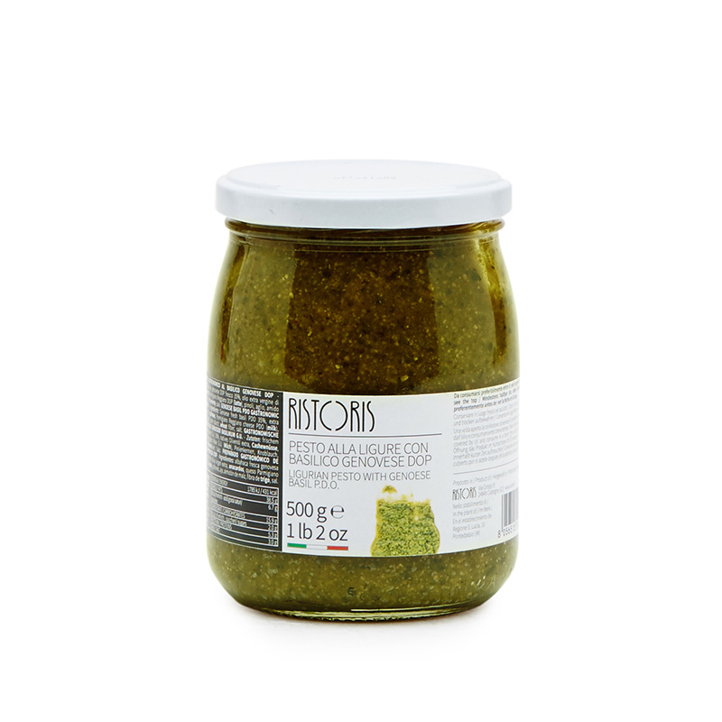 Pesto Alla Ligure Con Basilico Genovese g.u. Vaso 1kg 6pz krt Ris