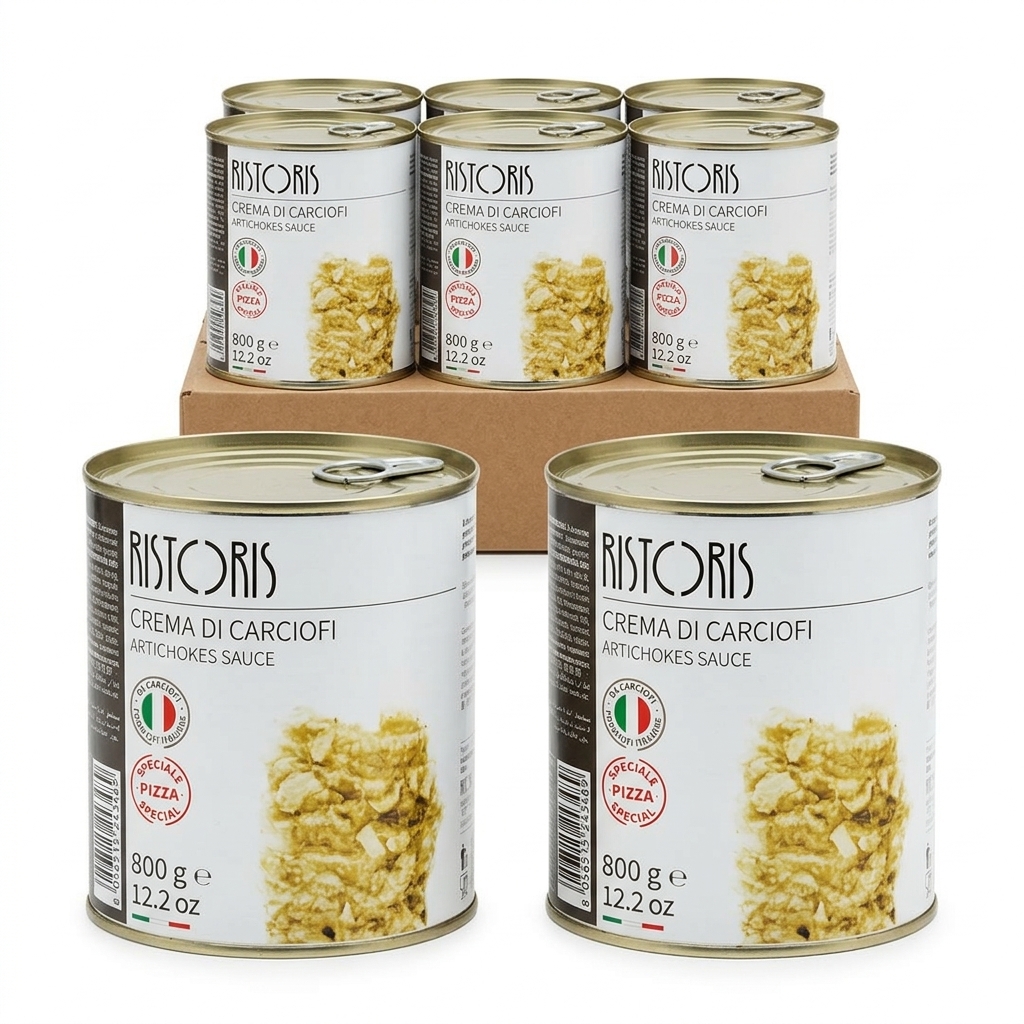 Artichoke Cream Pizza Special 800 g (Tin) — Ristoris