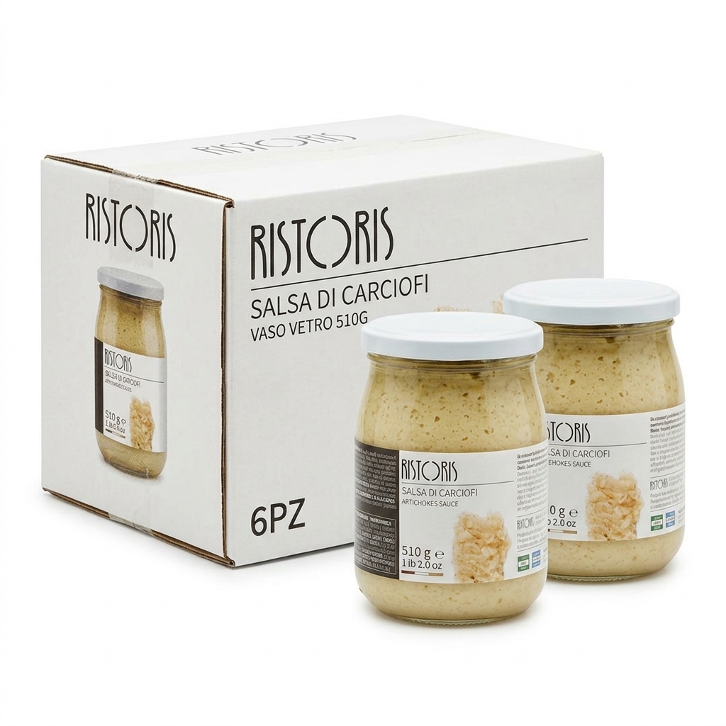 Artichoke Sauce Glass Jar 510 g (Case of 6) — Ristoris